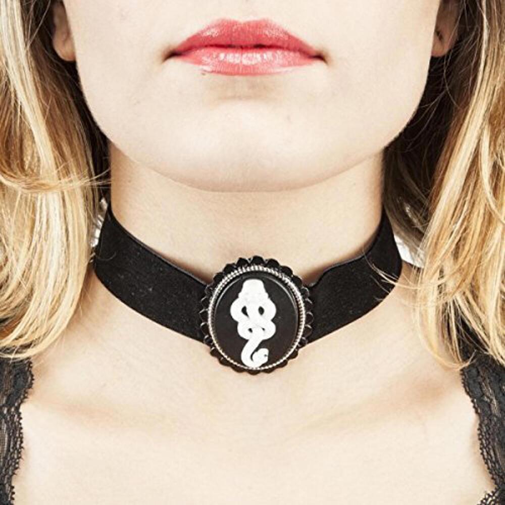 Harry Potter Choker Dark Mark Deatheater Necklace Bellatrix Black Goth Cosplay